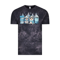 Cloud Black winter coffee Vintage Tee - JahusDesignShop
