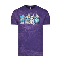 Cloud Purple winter coffee Vintage Tee - JahusDesignShop