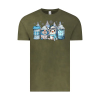 Vintage Olive winter coffee Vintage Tee - JahusDesignShop
