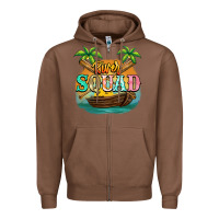 Chestnut River squad Zipper Hoodie - NancyCooperArtShop