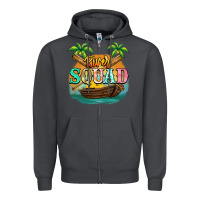 Smoke River squad Zipper Hoodie - NancyCooperArtShop