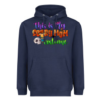 Navy this is my scary mom costume Heavyweight Hoodie - CowGirlArtShop