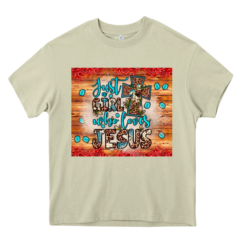 Just A Girl Who Loves Jesus Heavy Core Tee by JahusDesignShop | Teevron