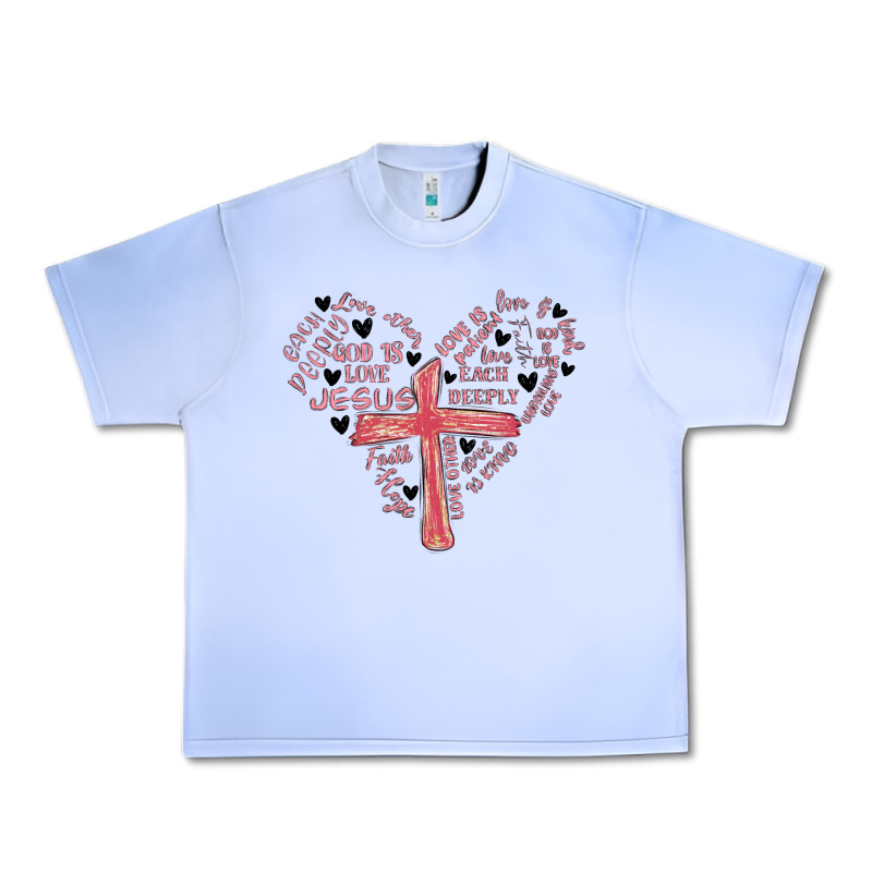 Retro Christian Valentine Urban Heavy Tee by MaliasSmallBusiness | Teevron
