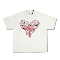 Pistachio retro christian valentine Urban Heavy Tee - MaliasSmallBusiness