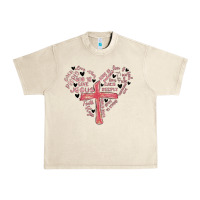 Sandshell retro christian valentine Urban Heavy Tee - MaliasSmallBusiness