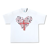 White retro christian valentine Urban Heavy Tee - MaliasSmallBusiness