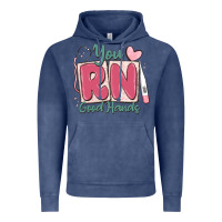 Vintage Denim you rn good hands registered nurse Vintage Hoodie - MaliasSmallBusiness