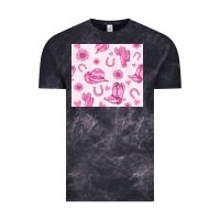 Cloud Black cowgirl valentine's day Vintage Tee - MaliasSmallBusiness