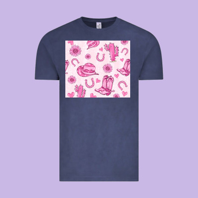 Cowgirl Valentine's Day Vintage Tee Designed By Maliassmallbusiness