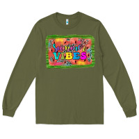 Army Green summer vibes watermelon Long Sleeve Tee - JahusDesignShop