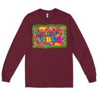 Burgundy summer vibes watermelon Long Sleeve Tee - JahusDesignShop
