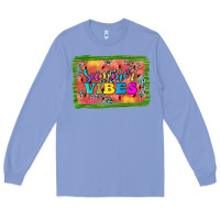 Colony Blue summer vibes watermelon Long Sleeve Tee - JahusDesignShop