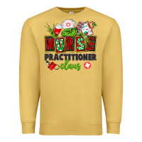 Antique Gold nurse practitioner claus Premium Sweatshirt - CowGirlArtShop