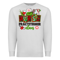 Dove Grey nurse practitioner claus Premium Sweatshirt - CowGirlArtShop
