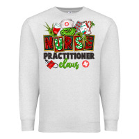 Oatmeal Heather nurse practitioner claus Premium Sweatshirt - CowGirlArtShop