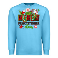 Ocean Blue nurse practitioner claus Premium Sweatshirt - CowGirlArtShop