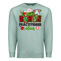 Seafoam nurse practitioner claus Premium Sweatshirt - CowGirlArtShop