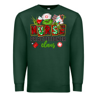Sports Green nurse practitioner claus Premium Sweatshirt - CowGirlArtShop