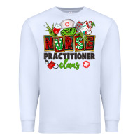 White nurse practitioner claus Premium Sweatshirt - CowGirlArtShop