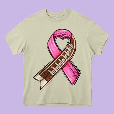 Breast Cancer Sport Ribbons Heavy Core Tee Designed By Adodesignshop