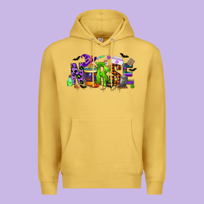 Nurse Coffee Cup Halloween Premium Hoodie Designed By Cowgirlartshop