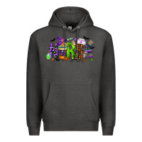 Charcoal Heather nurse coffee cup halloween Premium Hoodie - CowGirlArtShop