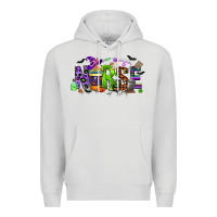 Dove Grey nurse coffee cup halloween Premium Hoodie - CowGirlArtShop