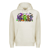 Oatmeal Heather nurse coffee cup halloween Premium Hoodie - CowGirlArtShop