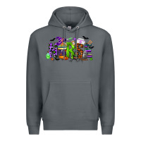 Rock nurse coffee cup halloween Premium Hoodie - CowGirlArtShop