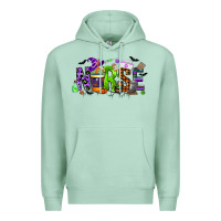 Seafoam nurse coffee cup halloween Premium Hoodie - CowGirlArtShop
