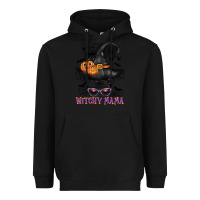 Black witchy mama messy bun Heavyweight Hoodie - CowGirlArtShop