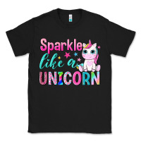 Black sparkle like a unicorn Classic Tee - NancyCooperArtShop