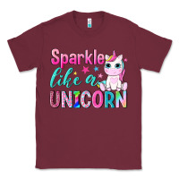 Burgundy sparkle like a unicorn Classic Tee - NancyCooperArtShop