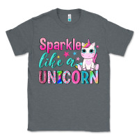 Charcoal Heather sparkle like a unicorn Classic Tee - NancyCooperArtShop
