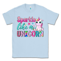 Dusty Blue sparkle like a unicorn Classic Tee - NancyCooperArtShop