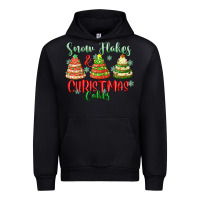 Black snow flakes and christmas cakes Urban Hoodie - FaDigitalArtStudio