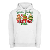 Pigment Lunar Rock snow flakes and christmas cakes Urban Hoodie - FaDigitalArtStudio