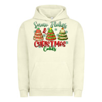 Pigment Pistachio snow flakes and christmas cakes Urban Hoodie - FaDigitalArtStudio