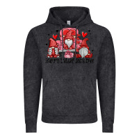 Vintage Black happy valentine's day Vintage Hoodie - MaliasSmallBusiness