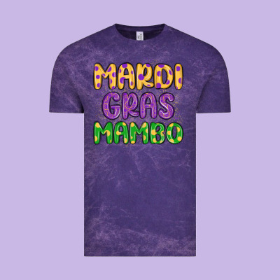 Mardi Gras Mambo Vintage Tee Designed By Maliassmallbusiness
