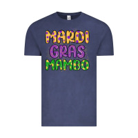 Vintage Denim mardi gras mambo Vintage Tee - MaliasSmallBusiness