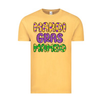 Vintage Mustard mardi gras mambo Vintage Tee - MaliasSmallBusiness