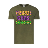 Vintage Olive mardi gras mambo Vintage Tee - MaliasSmallBusiness