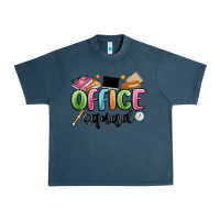 Midnight Navy office squad Urban Heavy Tee - MaliasSmallBusiness