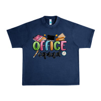 Navy office squad Urban Heavy Tee - MaliasSmallBusiness
