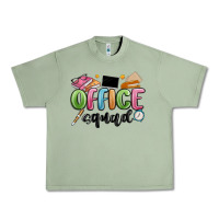 Oil Green office squad Urban Heavy Tee - MaliasSmallBusiness
