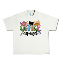 Pistachio office squad Urban Heavy Tee - MaliasSmallBusiness