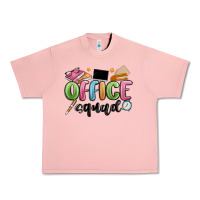 Salmon office squad Urban Heavy Tee - MaliasSmallBusiness