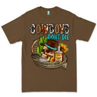 Cacao cowboys don't die Premium Tee - AdoDesignShop